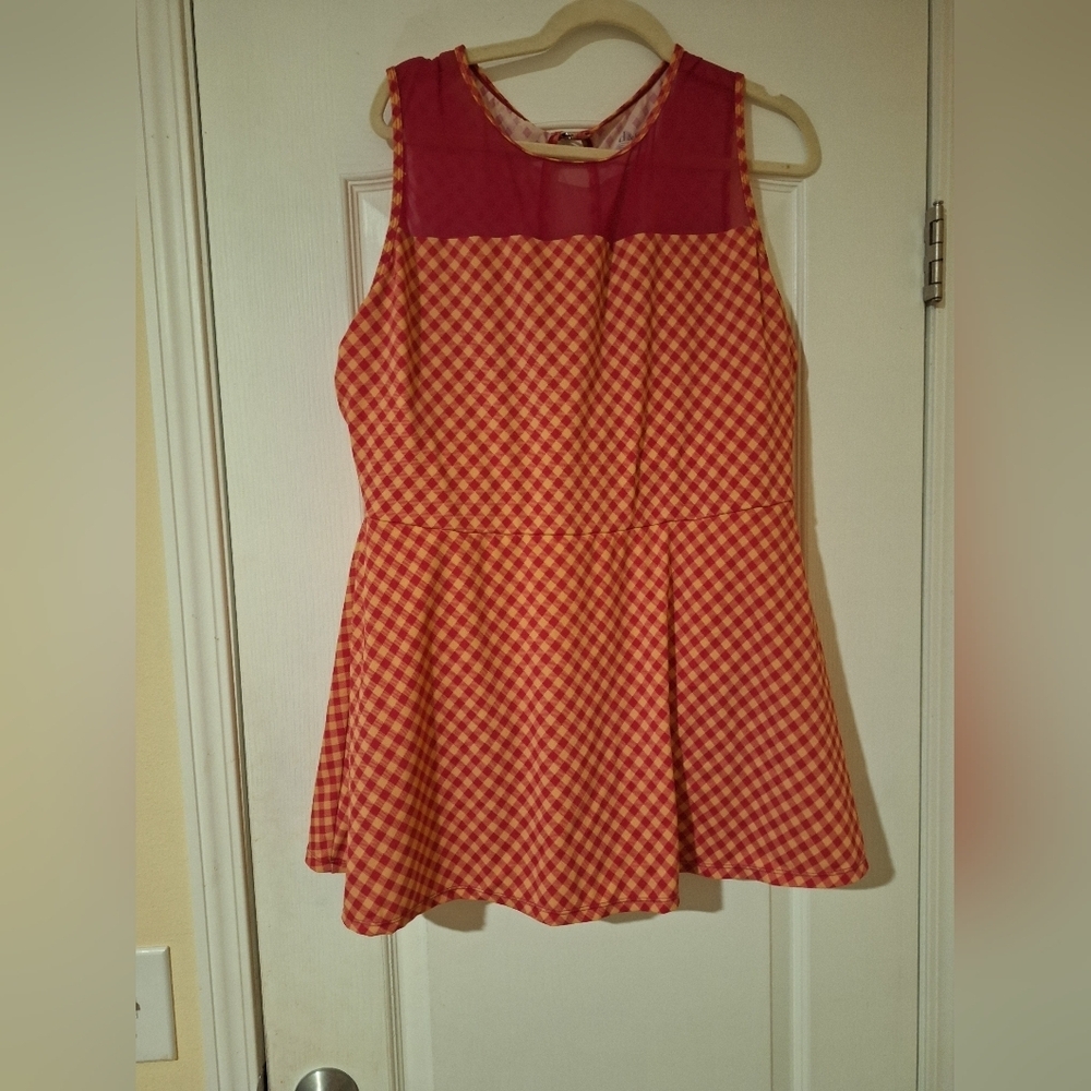 Women's plus size swim dress swimsuit 22 W d & co Vacation Cruise Tropic…‎
